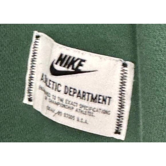 Nike Sweatshirt Mens Sportswear Club Fleece French Terry Size Small Green Crew - Picture 4 of 9